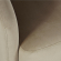 Sutton Split Back Curved Sculpture Swivel Accent Chair in Sand Tan Fabric